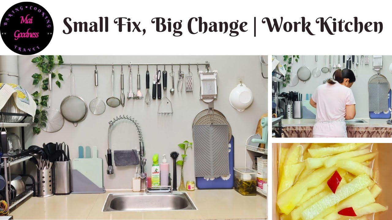 Kitchen Sink Regrouting & Faucet Upgrade | Slow Homemaking Vlog | Pickled Radish