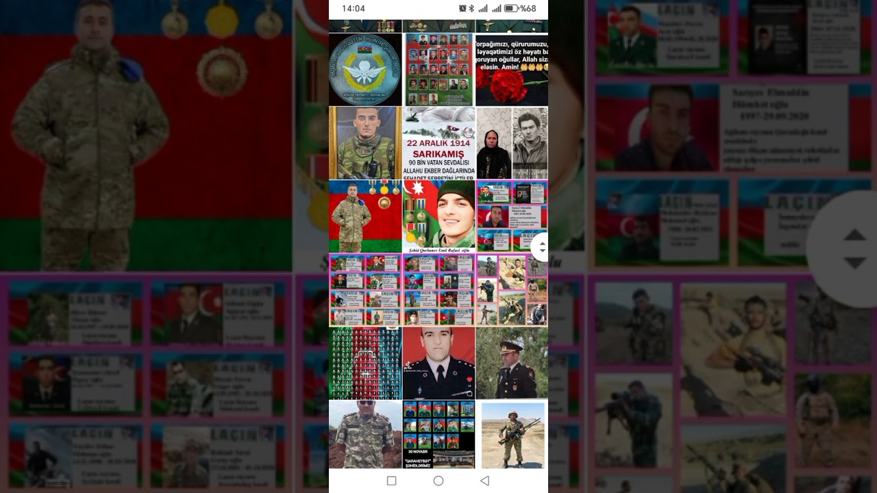 Bütün şəhidlərimizin müqəddəs məqamları qarşısında baş əyirik 