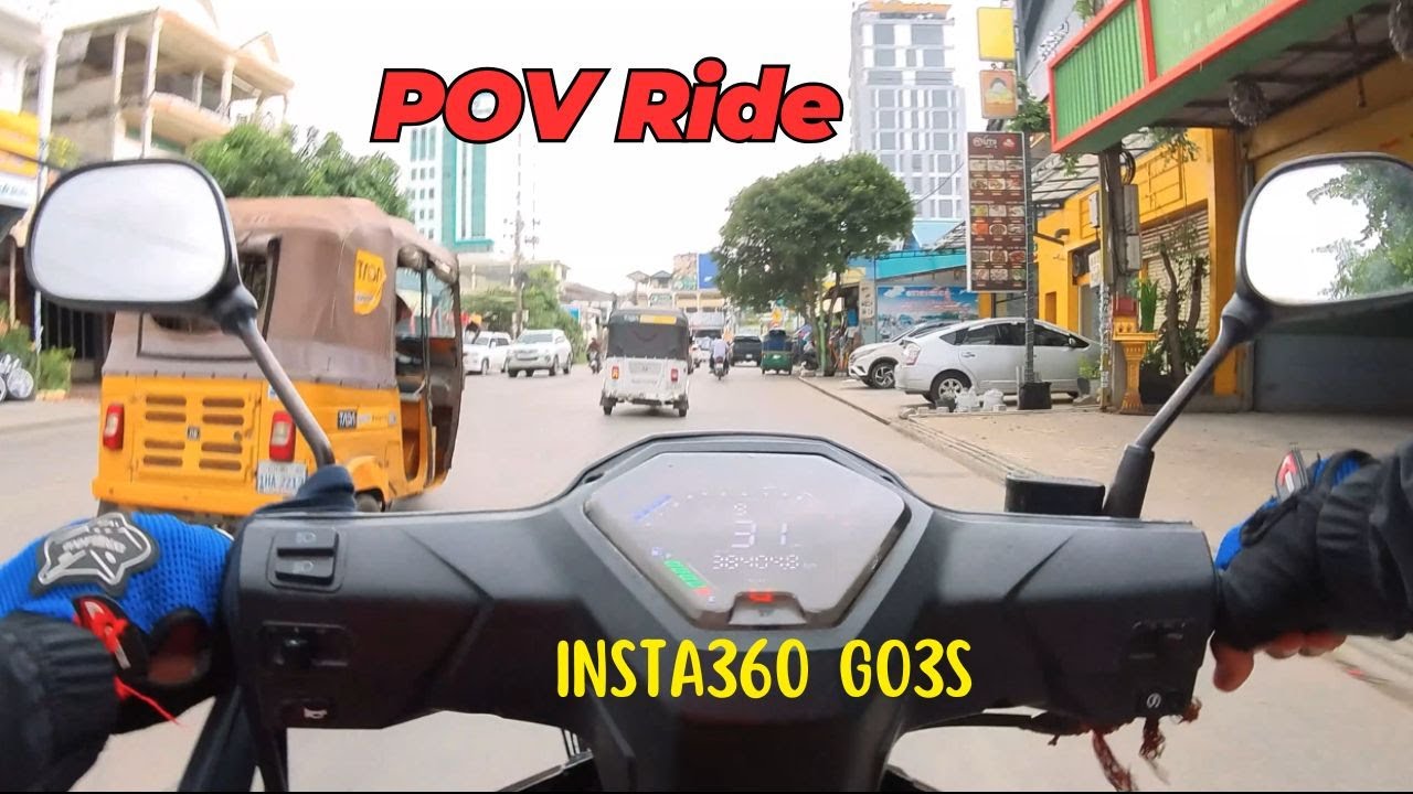 Morning Motorcycle Ride Through Phnom Penh | City Streets, Tuk-Tuks & Local Life (POV)
