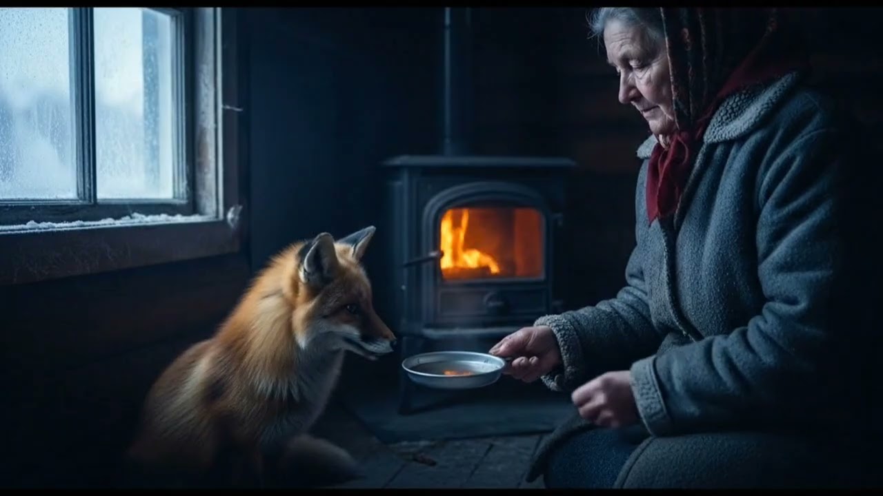 “At –71°C… A Frozen Fox Came Back to the Woman Who Saved It”