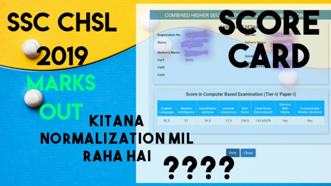 #SSCCHSL2019MARKS#CHSL2019SCORECARDS SSC CHSL 2019 MARKS RELEASED. WATCH SCORE CARDS