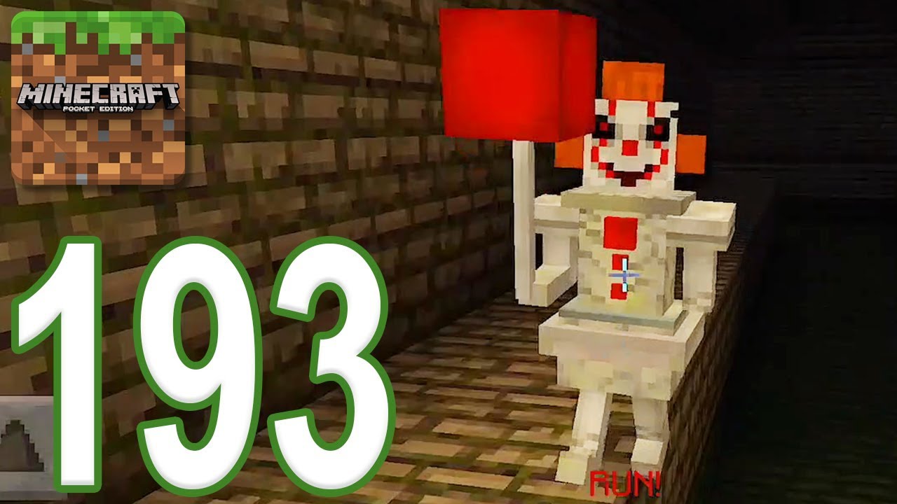 Minecraft: PE - Gameplay Walkthrough Part 193 - Escape From Pennywise (iOS, Android)