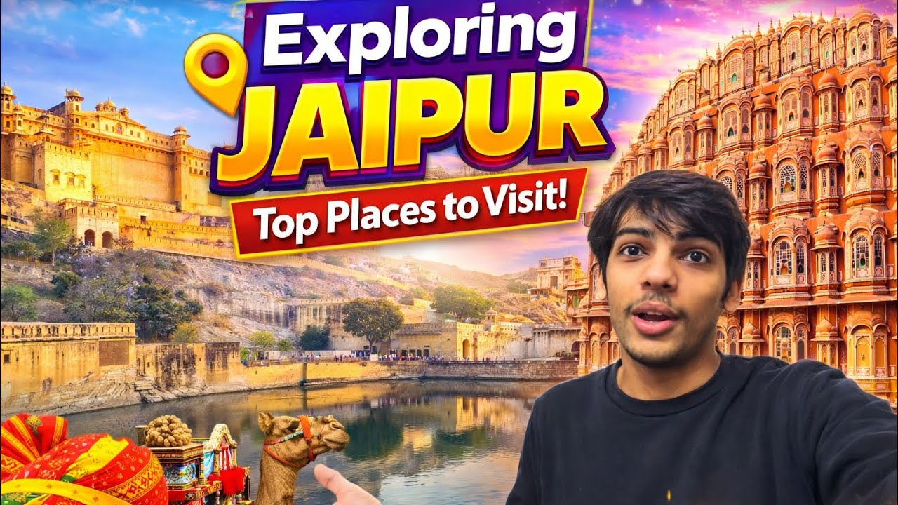Exploring Jaipur 😍 | Hawa Mahal, Amer Fort & Hidden 💎 || Daily vlog 🤩