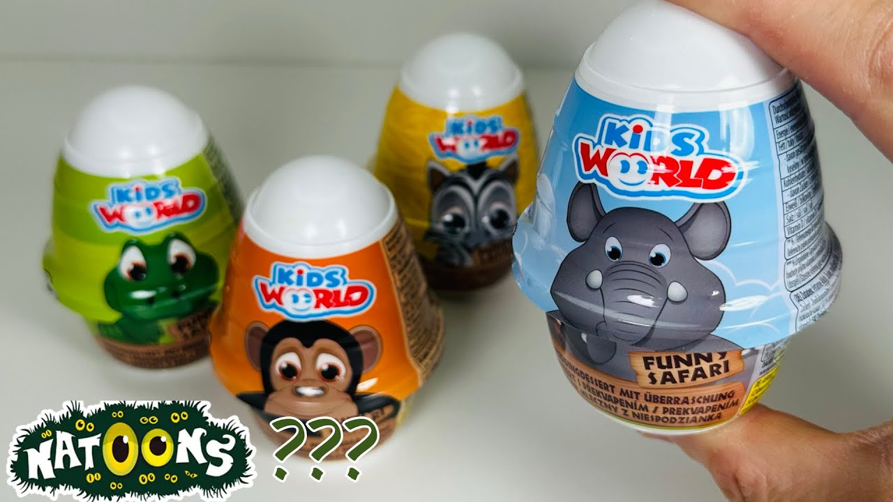 NATOONS??? NEW Dessert with Surprise Funny Safari Collection. НАТУНС??? Новые Десерты с Сюрпризом 