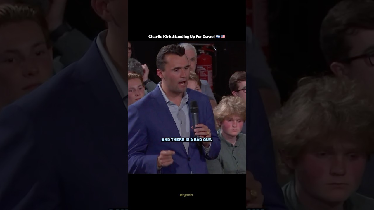 Charlie Kirk Debating a student about Israel vs Palestine