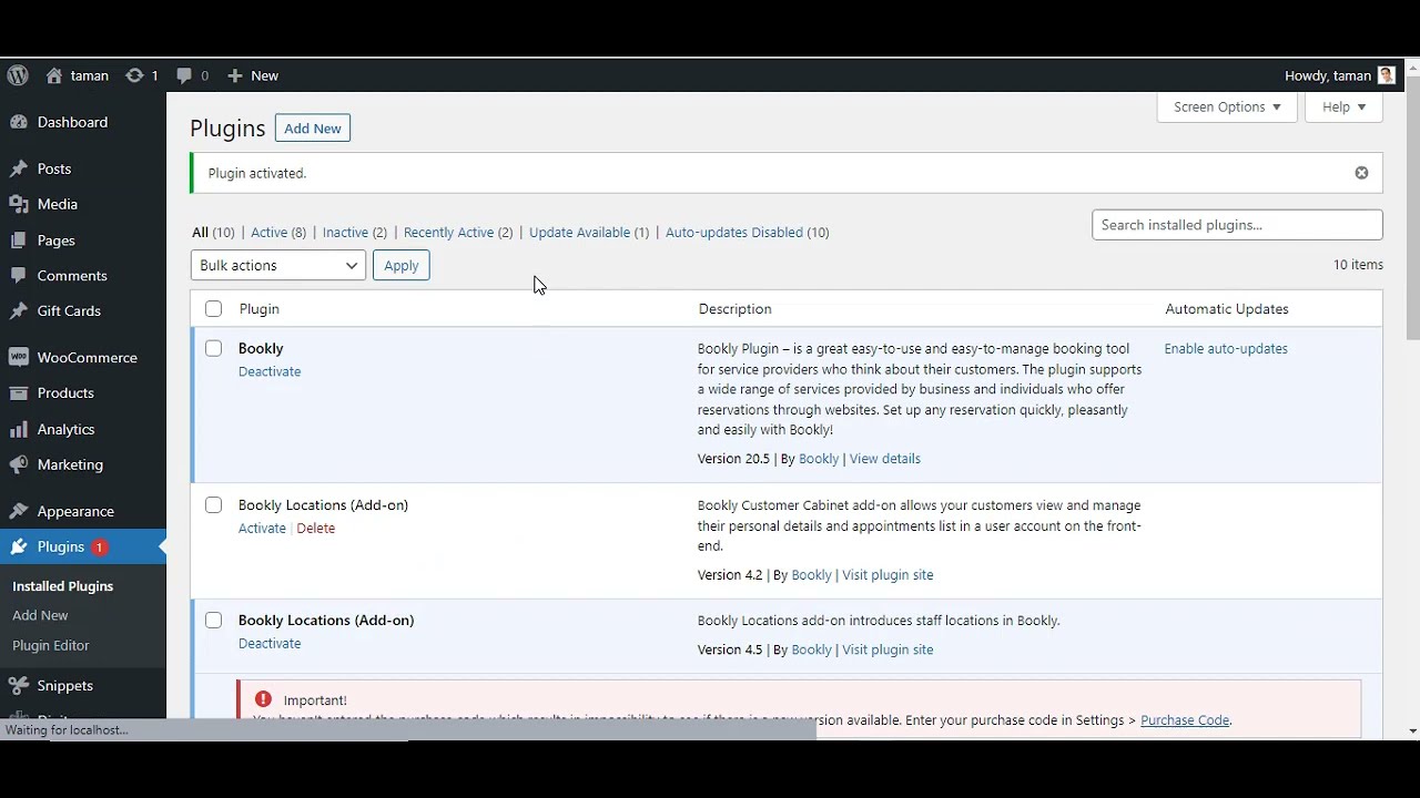 Conflict between Bookly and DIGITS WP Plugin