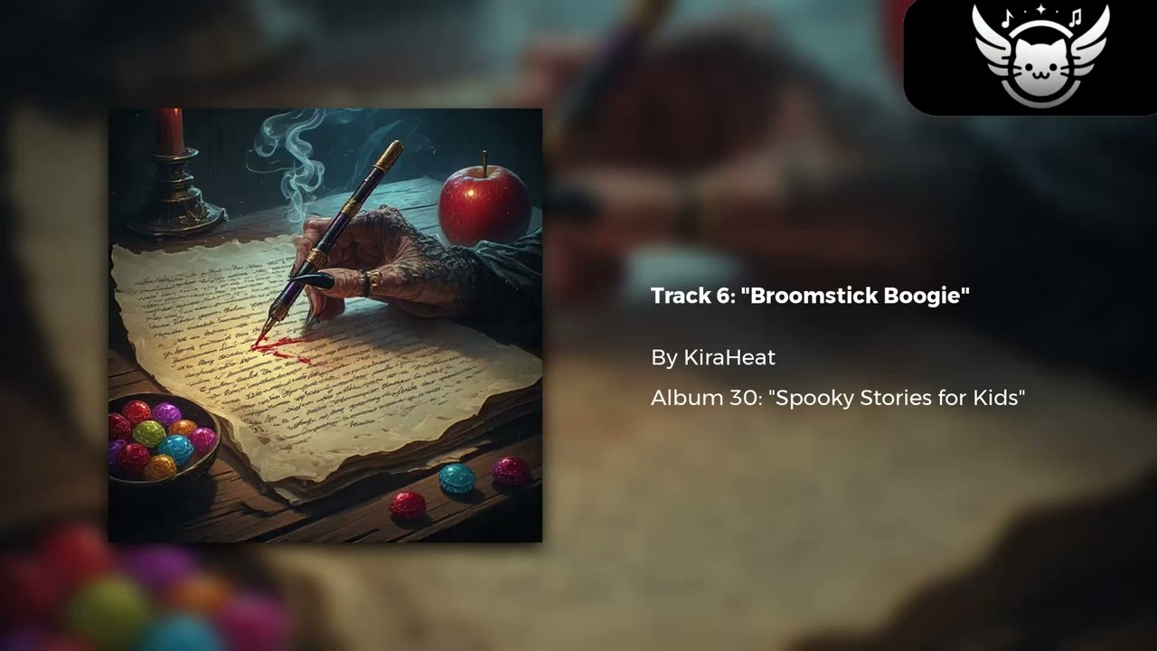 KiraHeat - "Broomstick Boogie" (Album 30: Spooky Stories for Kids, Track 6)