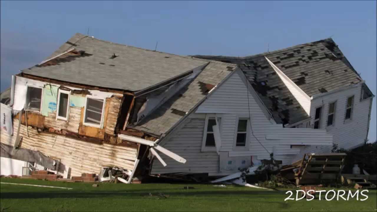 Maynard, Iowa, Tornado/Wind Damage  **1080p HD**