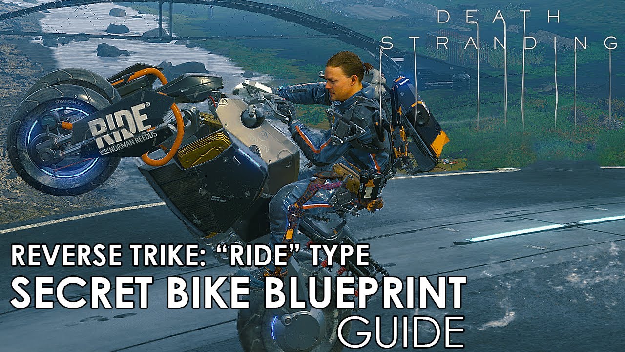 Death Stranding - How to unlock the Secret Bike Blueprint (Reverse Trike: 