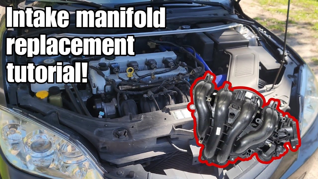 04-09 Mazda 3 engine tick FIX! - Intake manifold diagnosis and replacement