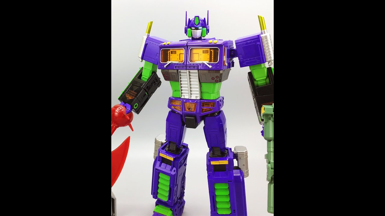 399元盗版擎天柱！MP10EVA擎天柱放大KO 带车厢 大鹏评测