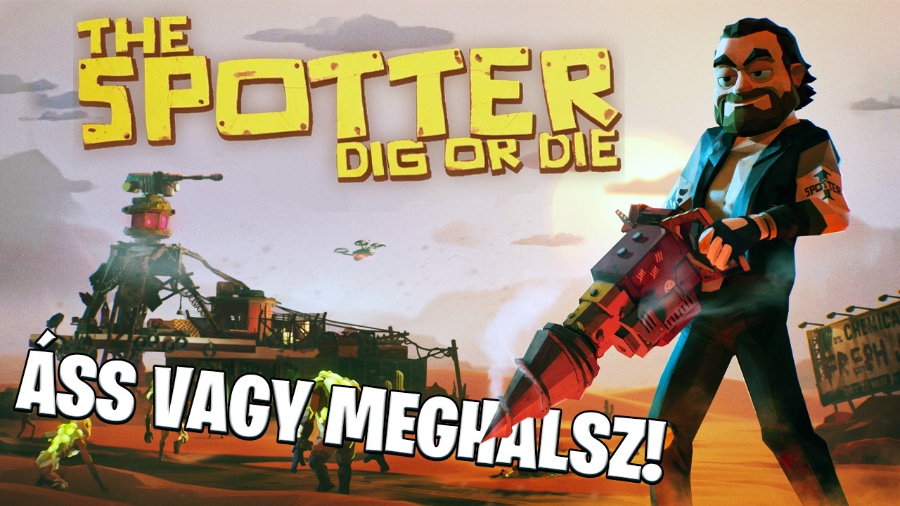 The Spotter: Dig or Die DEMO LIVE - Ásás nappal, harc éjjel! Steam Next Fest #1