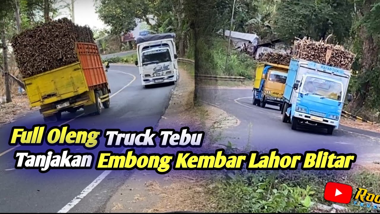 Oleng Truk Tebu Tanjakan Embong Kembar Lahor Blitar