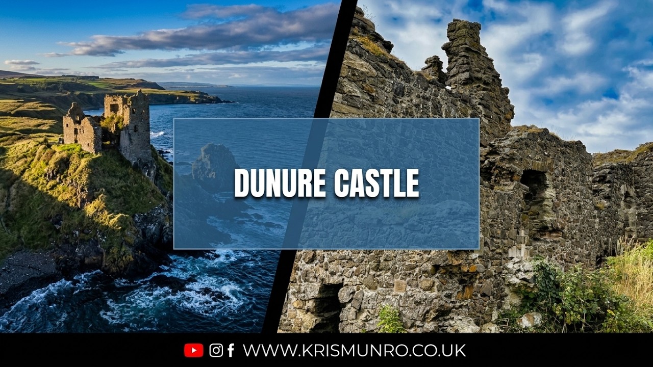 Discovering Dunure Castle in Ayrshire, Scotland (4K)