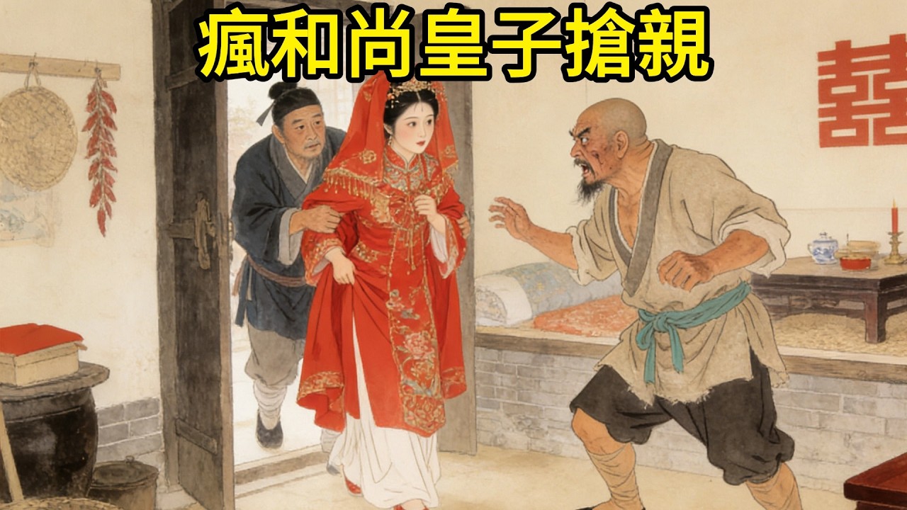 窮漢1兩銀子把女兒賣給70歲老漢！次日瘋和尚闖進家門搶走新娘，老漢帶人上門毒打，可當瘋和尚說出身份後，所有人都慌了#民間故事 #故事頻道 #感人故事 #感人故事 #情感