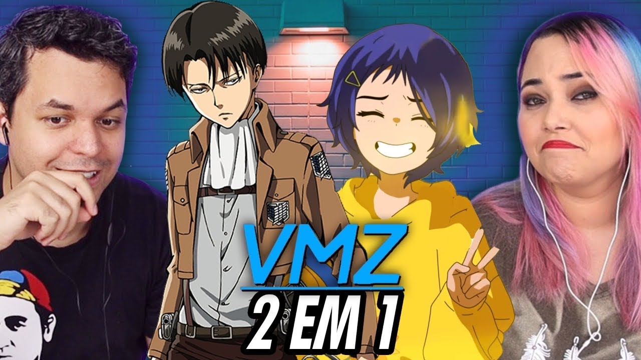 REACT 2 em 1 Capitão Levi | Prod. Jow Santh e Inabalável | Lyric Vídeo (VMZ)