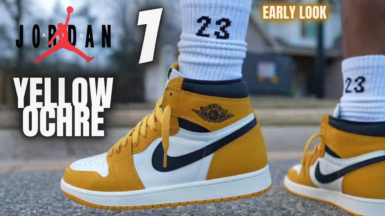 THESE ARE GROWING ON ME MORE & MORE! EARLY LOOK 2024 JORDAN 1 YELLOW OCHRE OVERVIEW ON FEET & SIZING