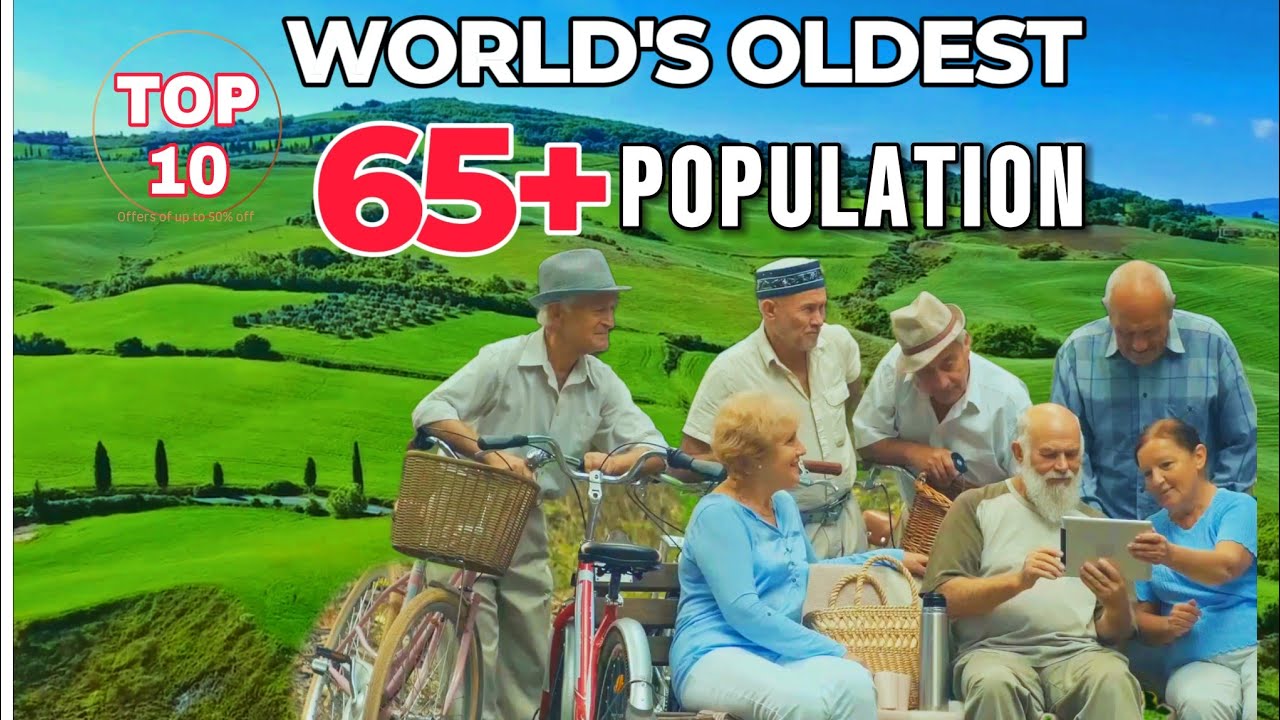 TOP 10 COUNTRIES WITH THE WORLD'S OLDEST (65+) POPULATION
