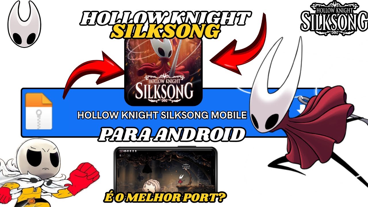 HOLLOW KNIGHT SILKSONG PORT MOBILE EM 2026 - ATUALIZAÇÃO QUE RODA EM CELULAR ANDROID FRACO [REVIEW]