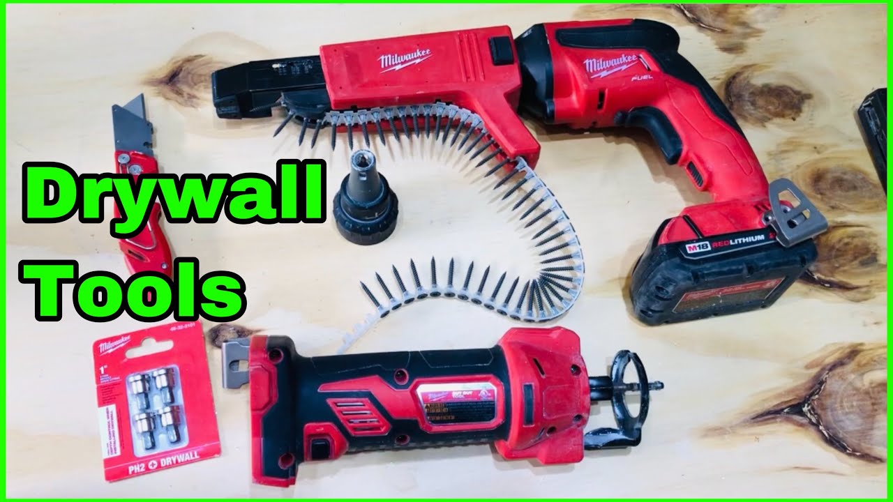 Tools Needed to work Gypsum Board // Drywall Tools