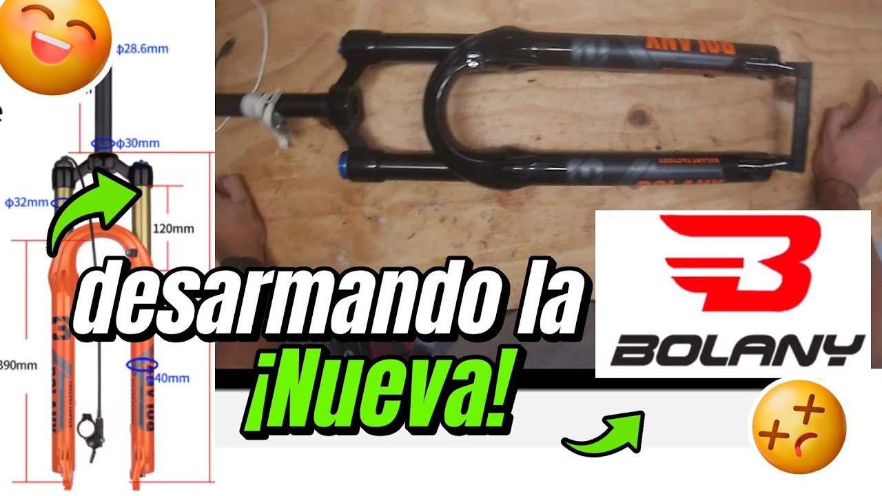 No compres la Bolany sin antes ver este video || Desarmando la horquilla Bolany nueva || opiniones