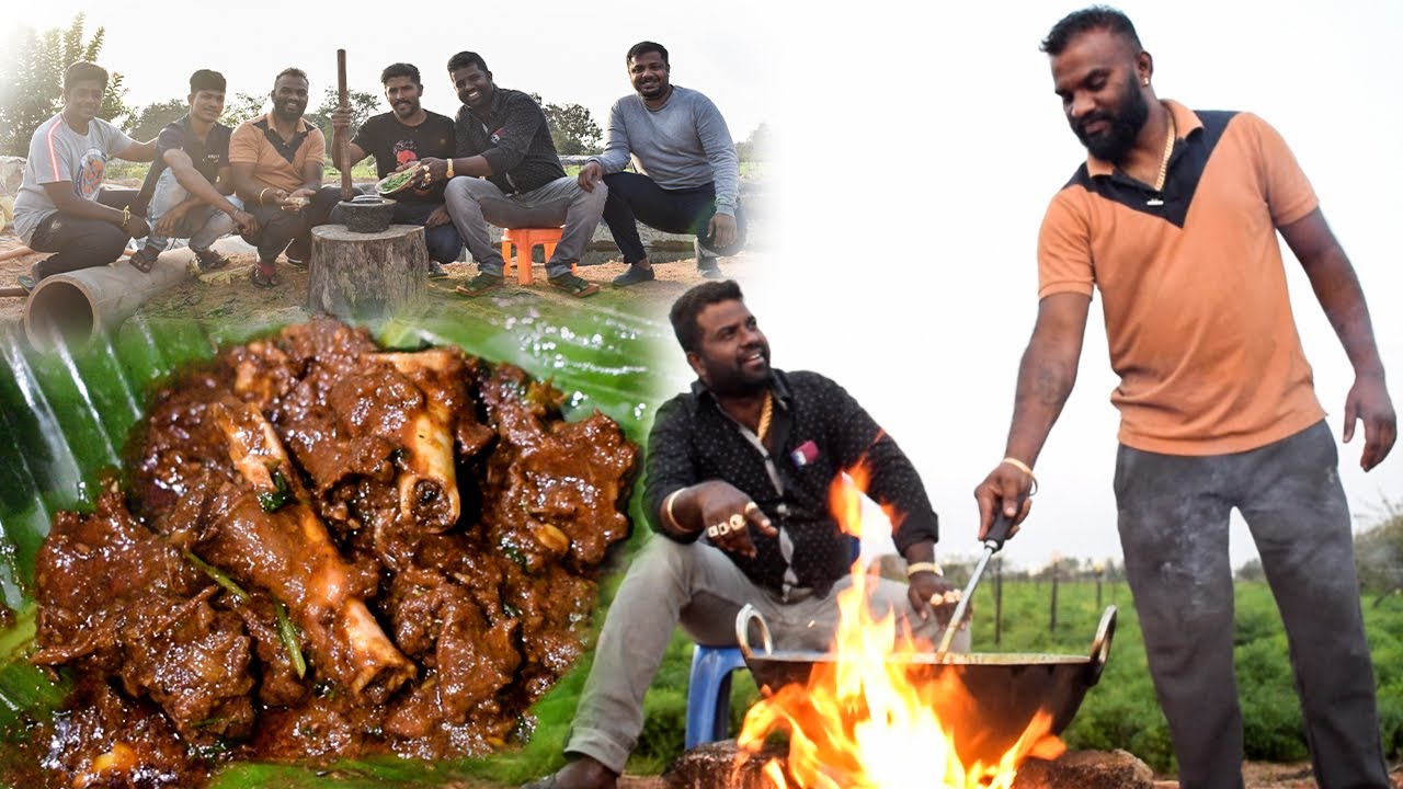 Nati Style Mutton Masala | Mutton Masala | Village Cooking Kannada | Akshay Food Factory