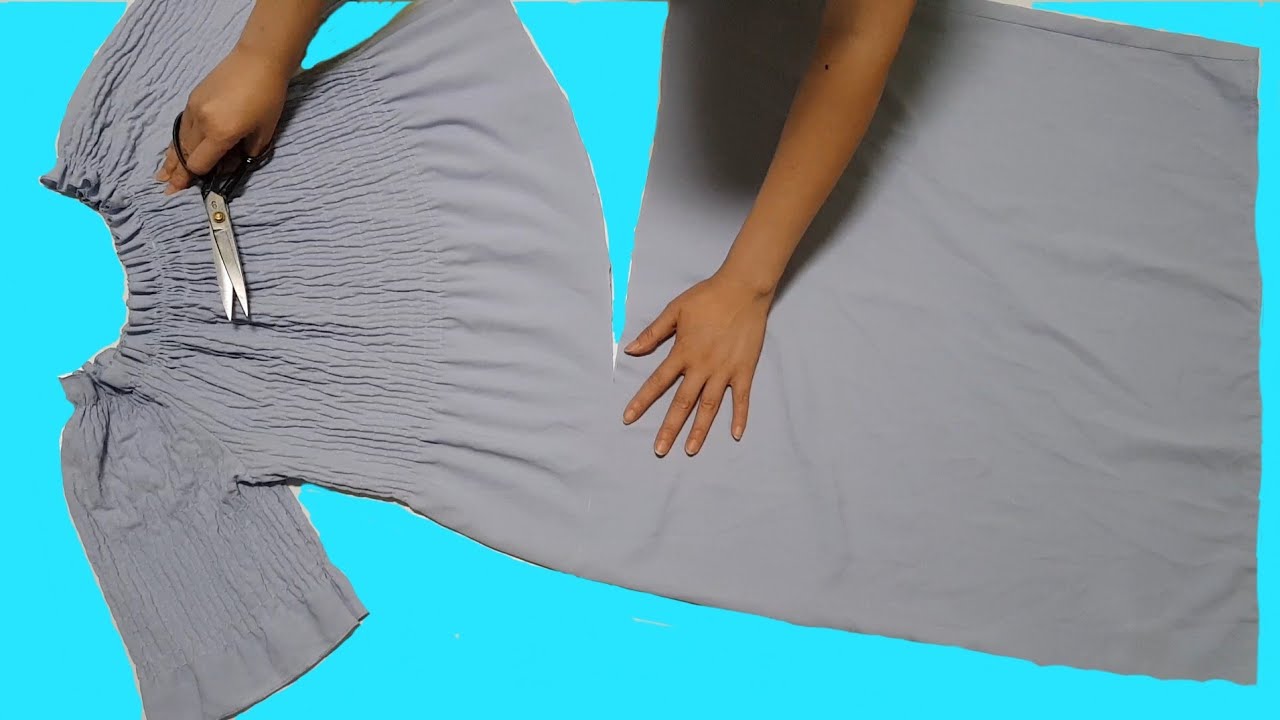 DIY/불편한 원피스를/편하게 입을 수 있는 옷으로 변신/원피스리폼/옷리폼/Transforms into a comfortable dress/clothes