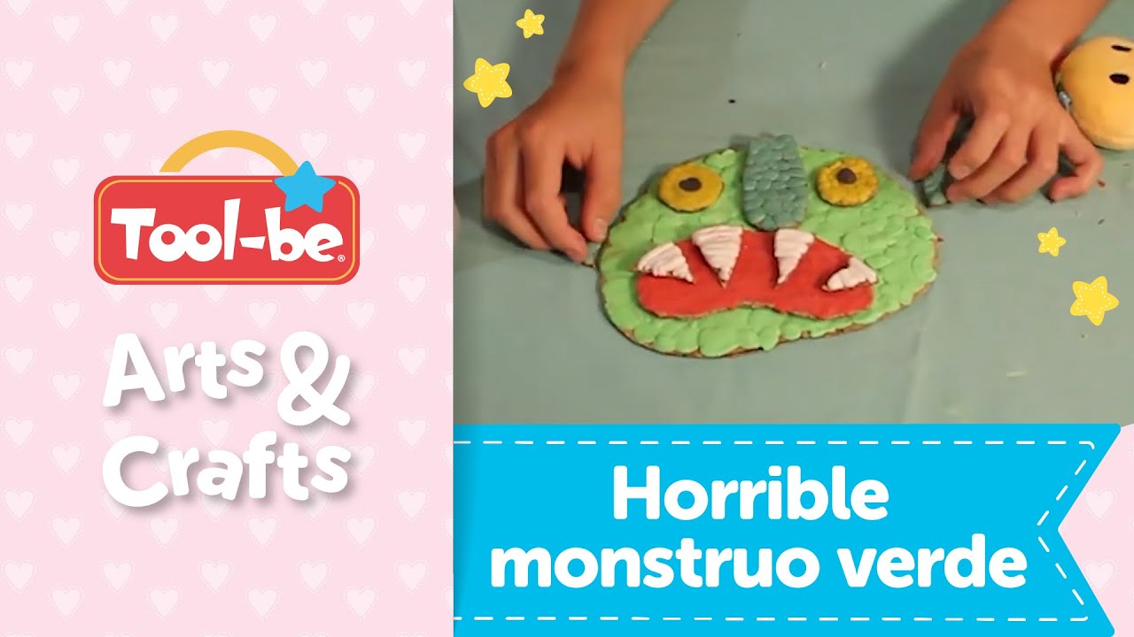 ¿Cómo hacer el Horrible Monstruo Verde? | Arts & Crafts - Contigo en casa | Tool-be