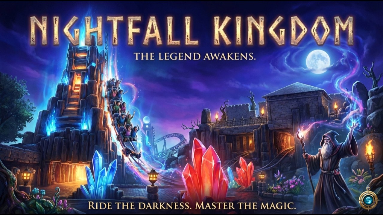 Multi-Launch Coaster I Nighfall Kingdom I Starlight Kingdom #planetcoaster