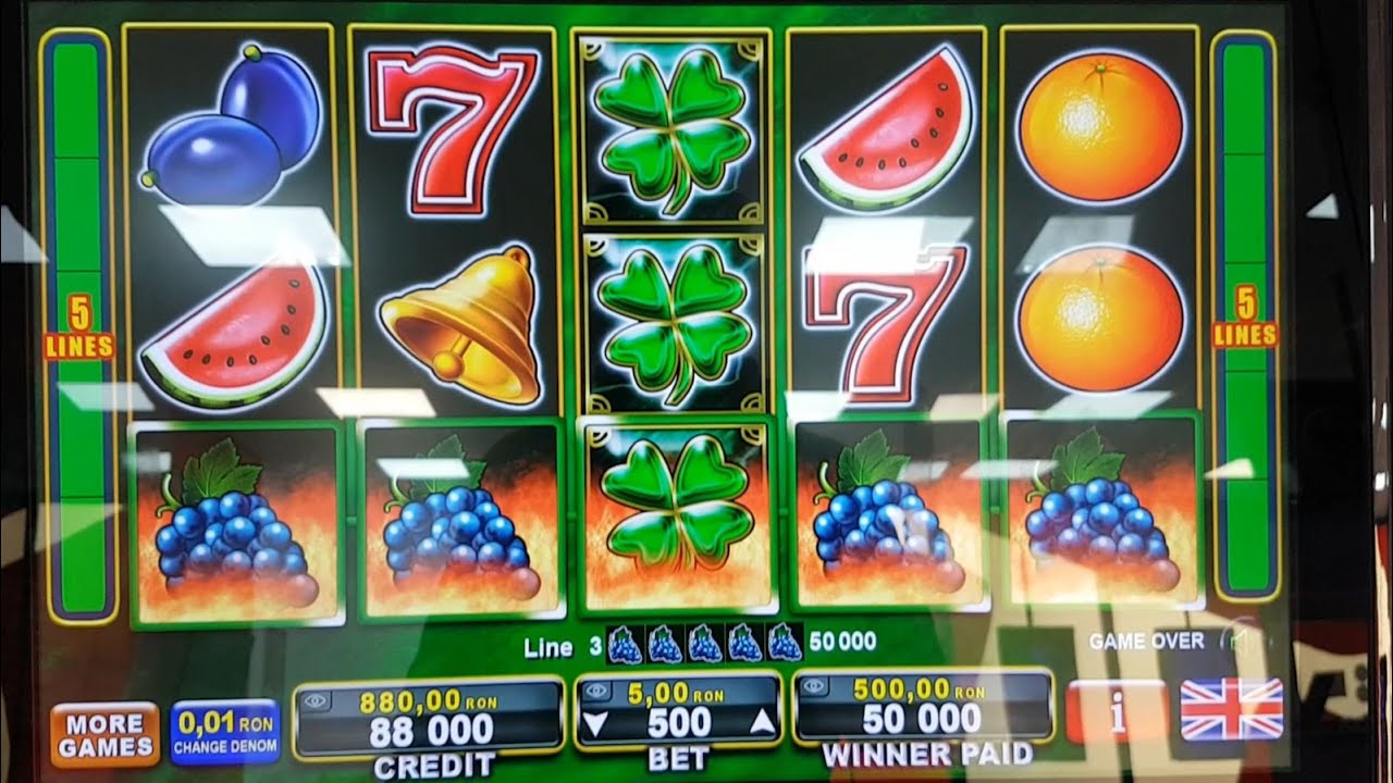 Dublaje record la pacanele in cazino + maini frumoase si cash-out-uri bune in salile de pariuri!