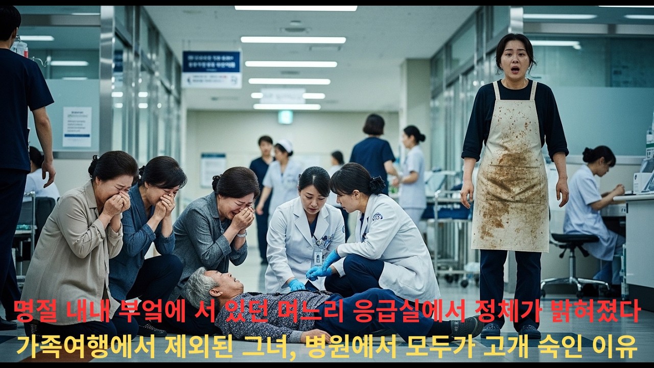 가족여행에서 제외된 그녀, 병원에서 모두가 고개 숙인 이유