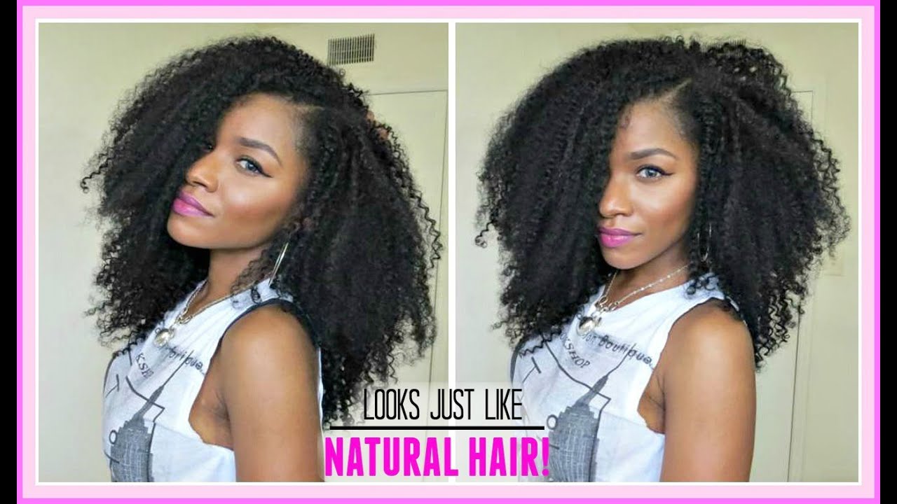 The Best Extensions for Natural Hair + My Kinky Curly Hair Routine│PerfectLocks
