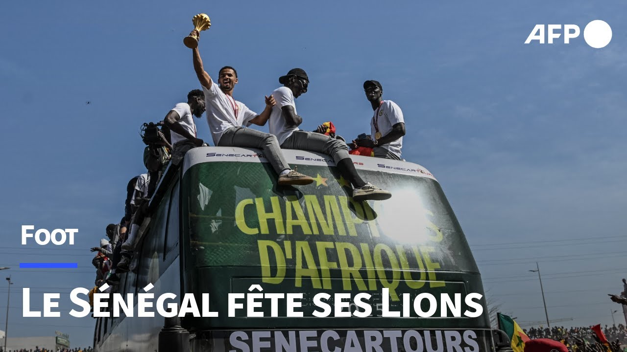 CAN-2025: retour triomphal de l'&eacute;quipe du S&eacute;n&eacute;gal | AFP