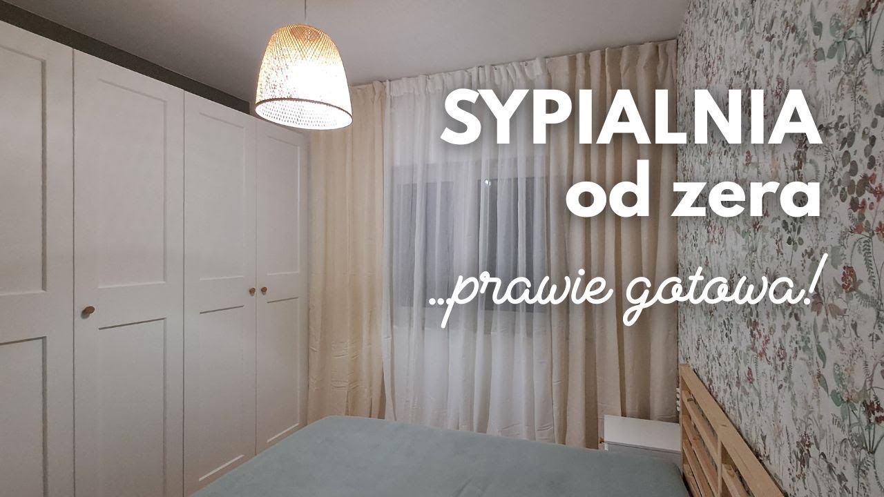 SYPIALNIA OD ZERA! Wykańczam i dekoruję - już prawie gotowe! :)