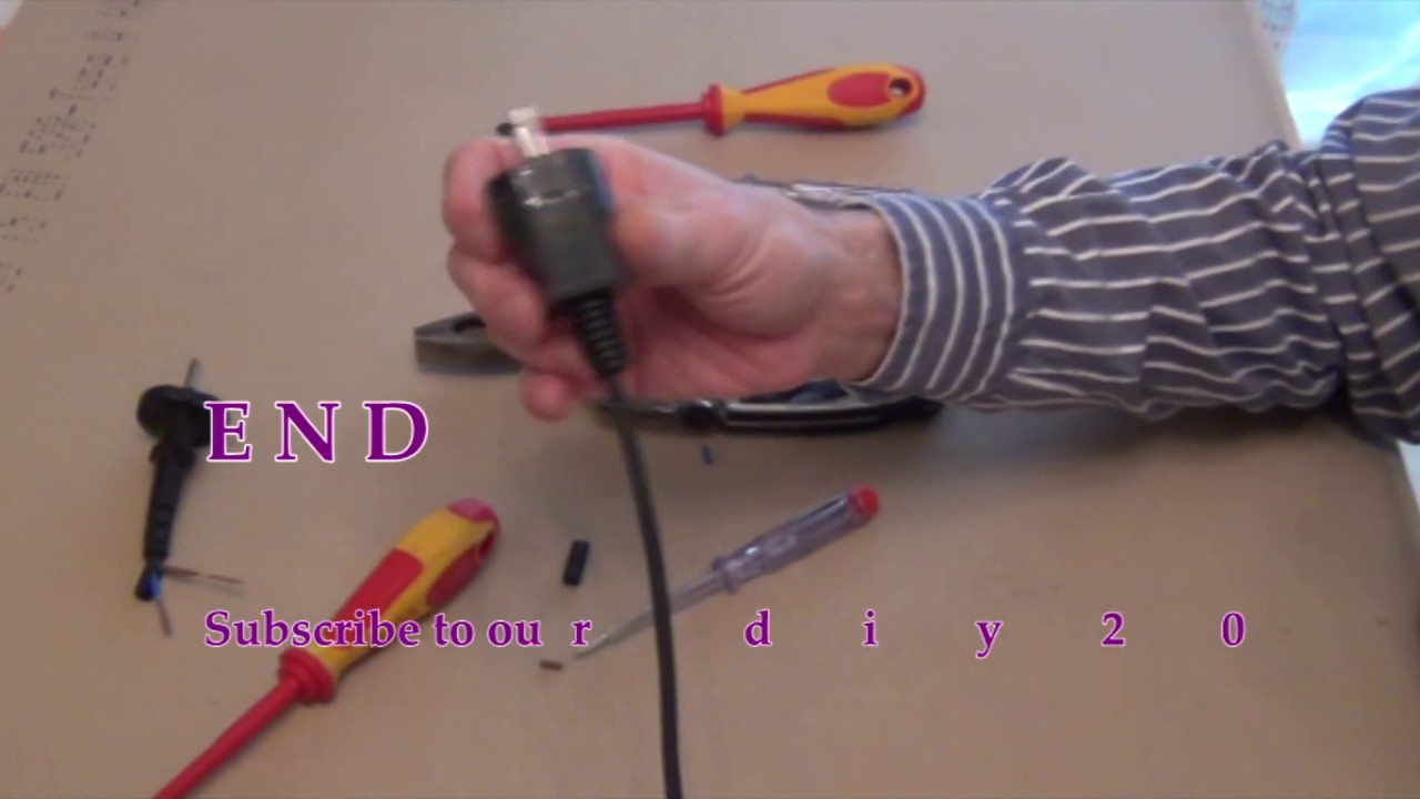 How to replace a power cord plug | How to change electrical cord plug ends | How to wire a Plug End