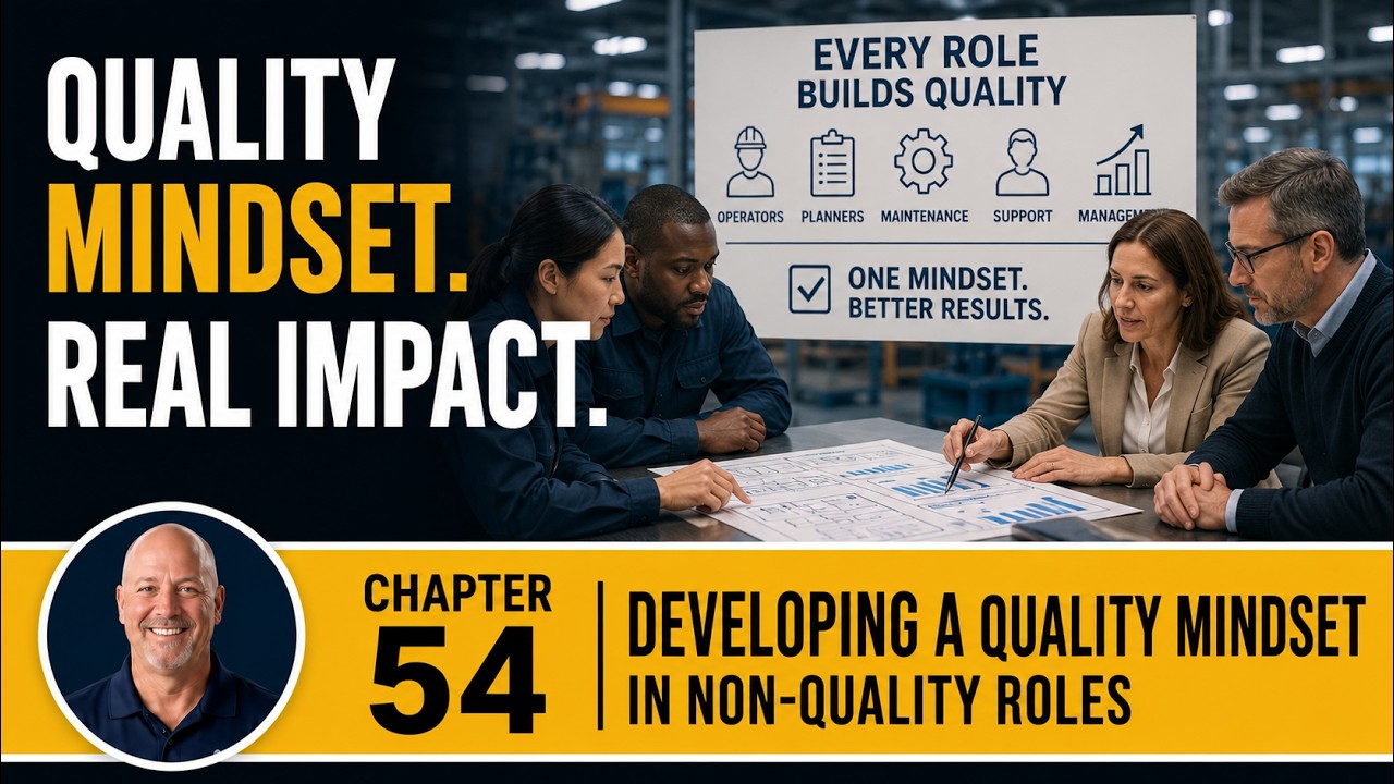Developing a Quality Mindset in Non-Quality Roles | Total Quality Management Training (Chapter 54)