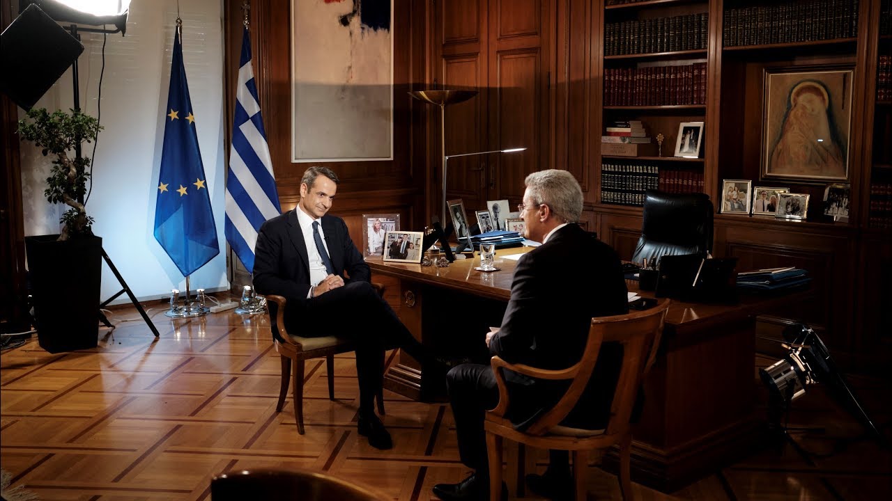 Ο Κυριάκος Μητσοτάκης στο Ενώπιος Ενωπίω