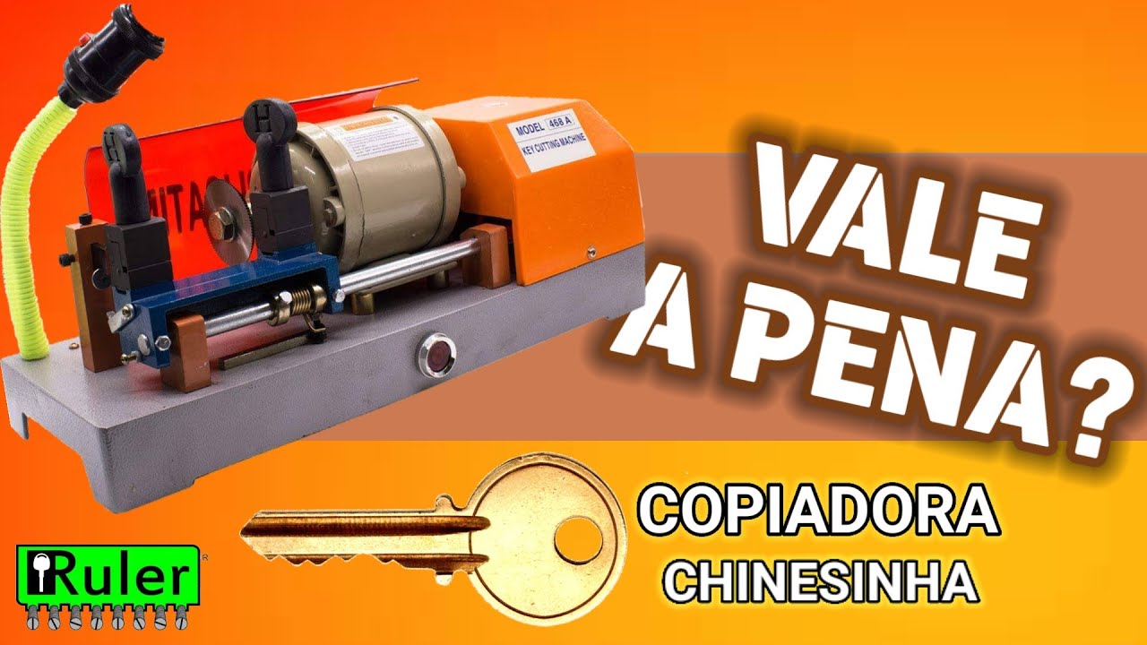 COPIADORA DE CHAVE CHINESA VALE A PENA?  #chavemestra #codificação #locksmith