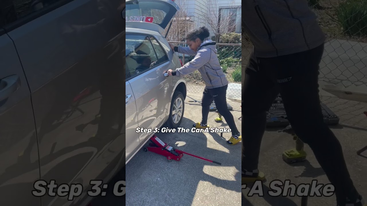 How To Jack Up Your Car In 20 Seconds! 🏎️ #carhacks