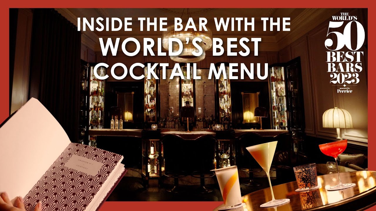 The World's Best Cocktail Menu 2023 - The American Bar At Gleneagles