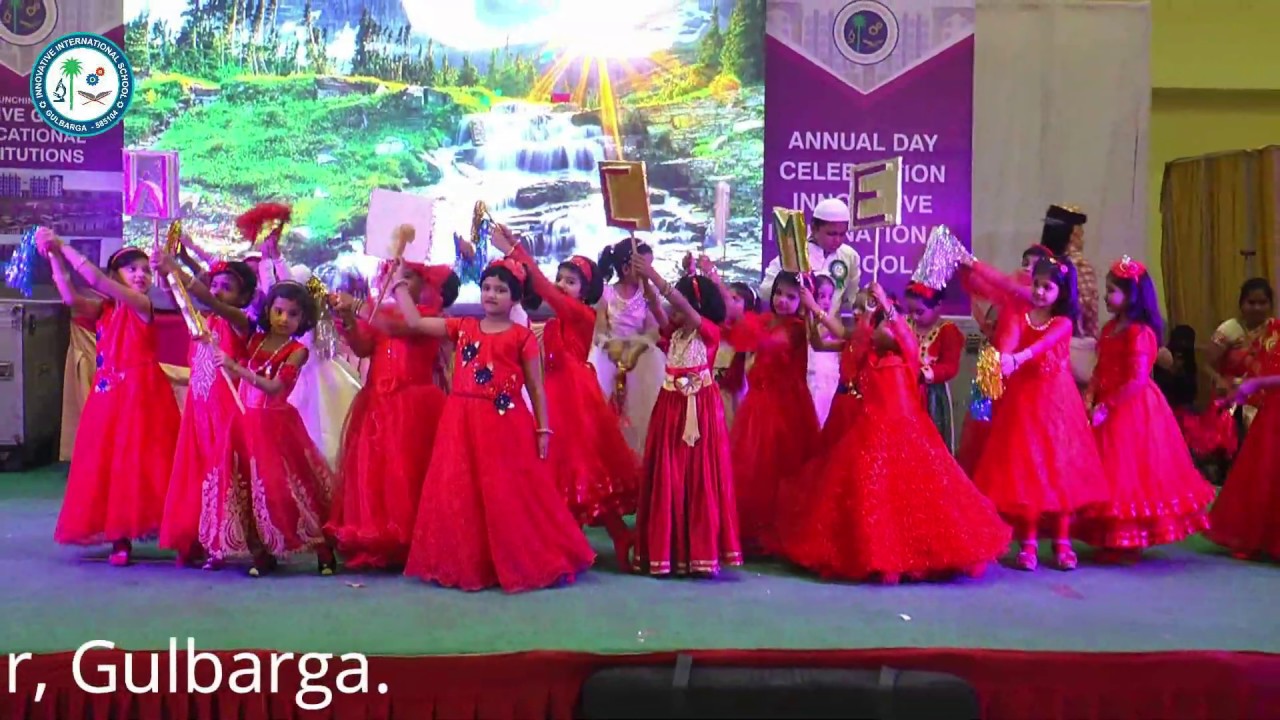 Part 5 - Welcome Song -  ANNUAL DAY 2019 of INNOVATIVE INTERNATIONAL SCHOOL, Kalaburagi