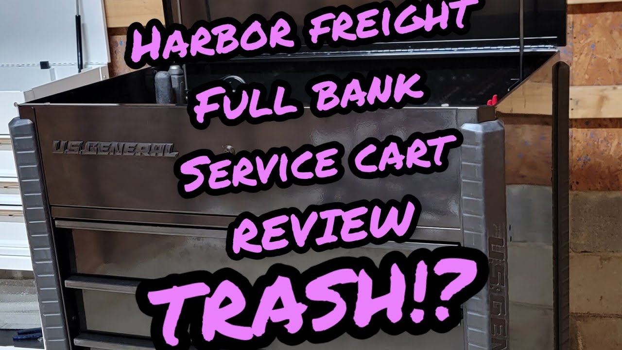 harbor freight full bank service cart 34 inch REVIEW AND IMPRESSIONS