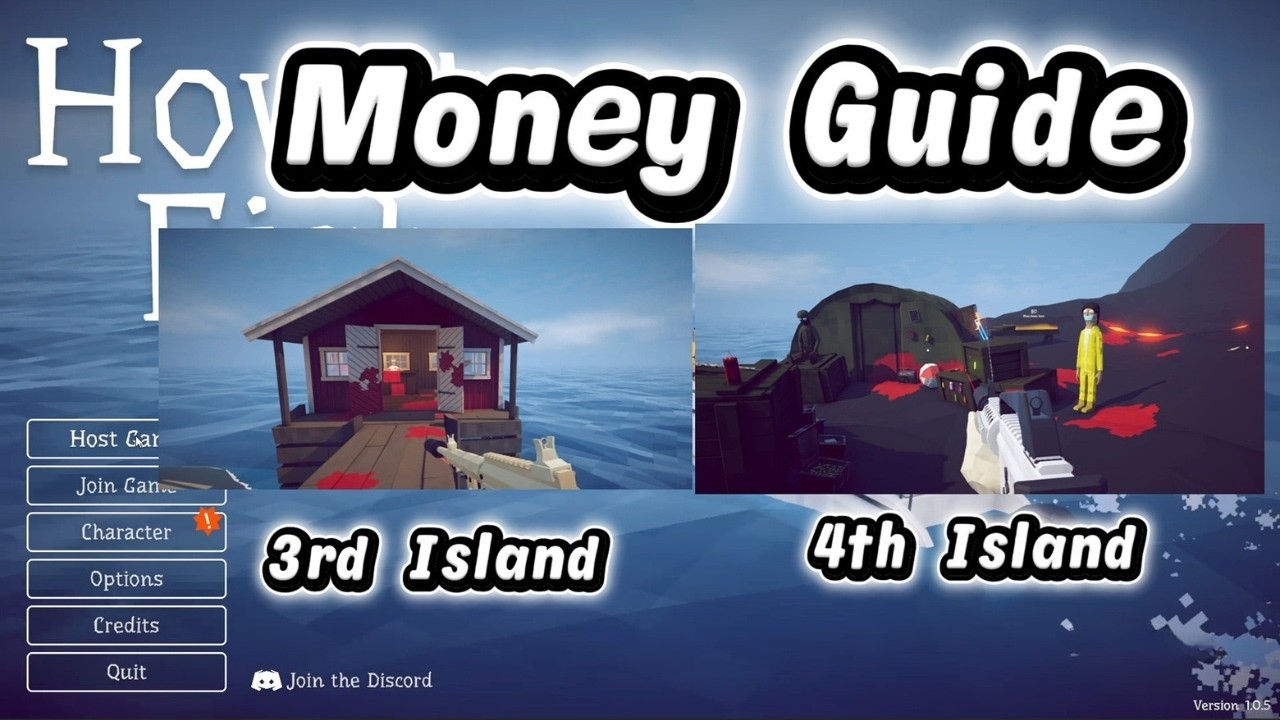 Как заработать деньги &mdash; Гайд по рыбалке: 3-й и 4-й острова