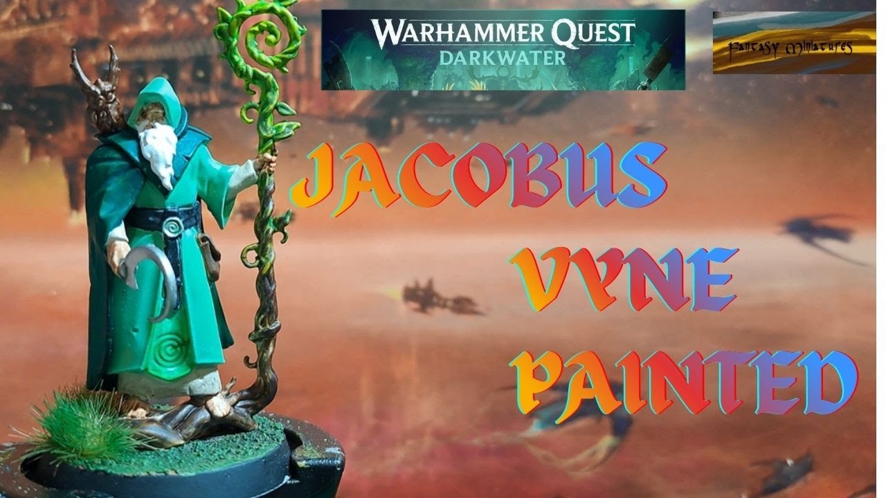 Warhammer Quest Darkwater - Jacobus Vyne Painted #warhammer
