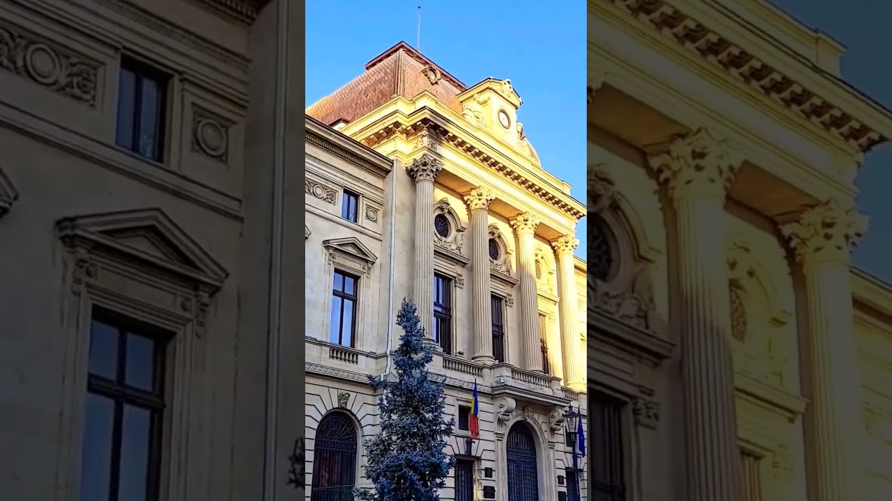 Bucharest, Romania | The Historic Center (Old Town) | The Old Palace of The National Bank of Romania