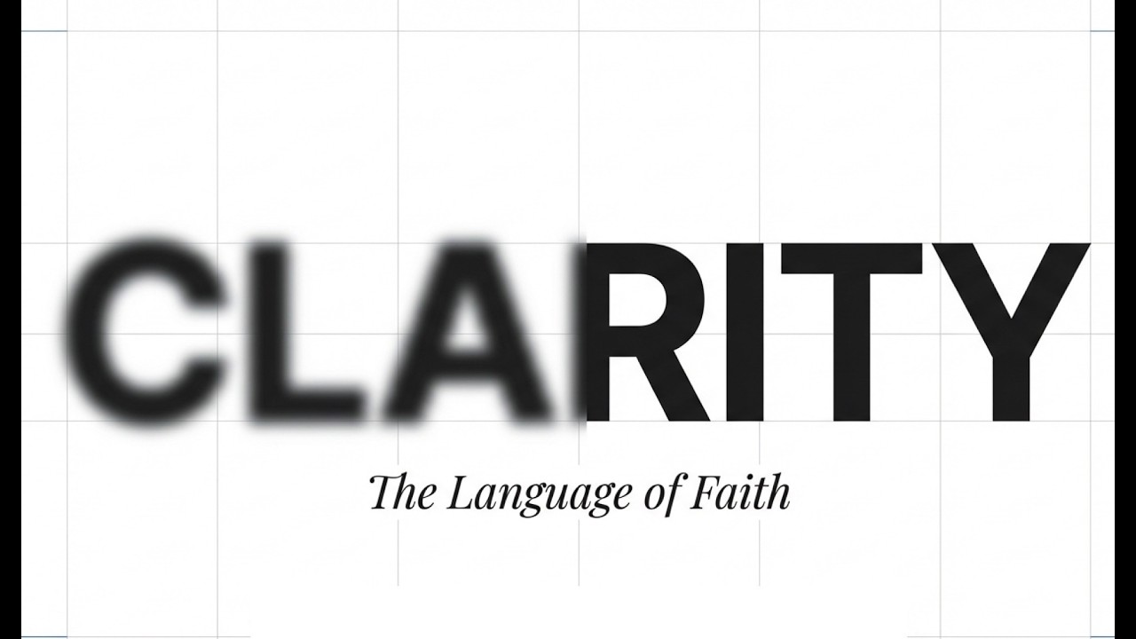 CLARITY the language of faith | FEB 15 2026 | Mark Stahl