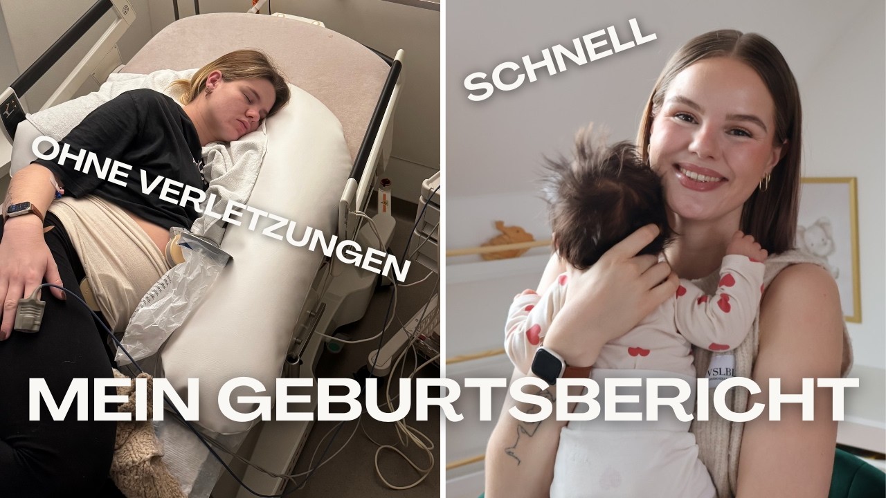 Mein POSITIVER GEBURTSBERICHT - Schnelle Geburt OHNE Verletzungen!