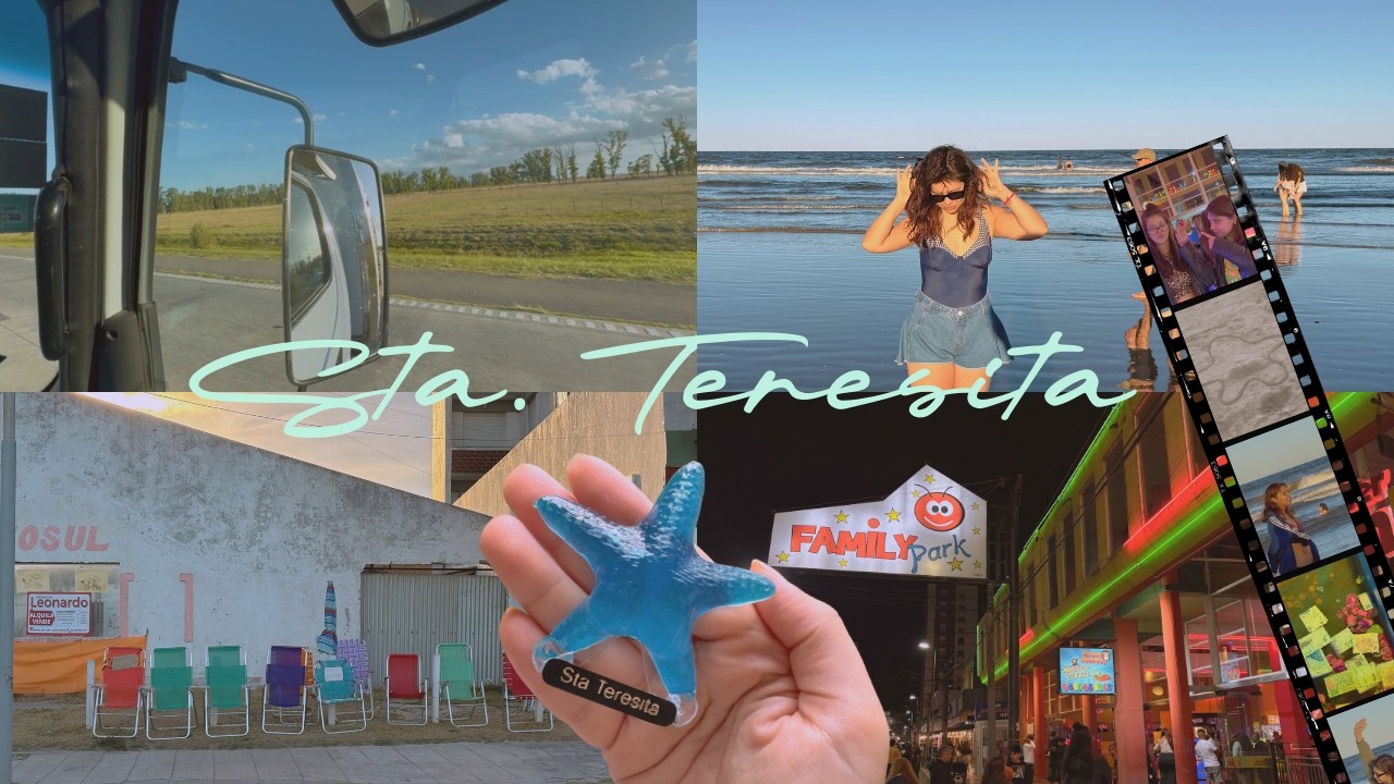 Viajé a Santa Teresita en un CAMIÓN DE HELADOS  (vlog de amigas, costa Argentina, souvenir adorable)