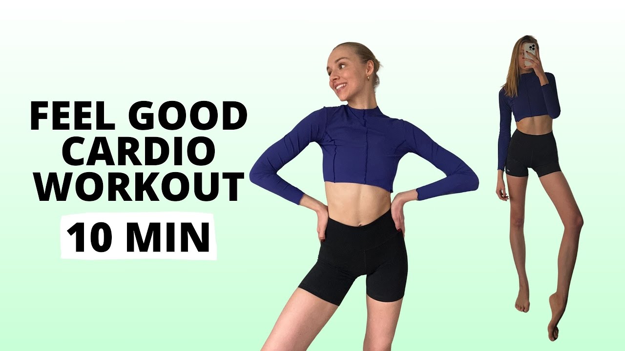 Feel Good Cardio Workout at Home 10 Minutes No Equipment / Nina Dapper