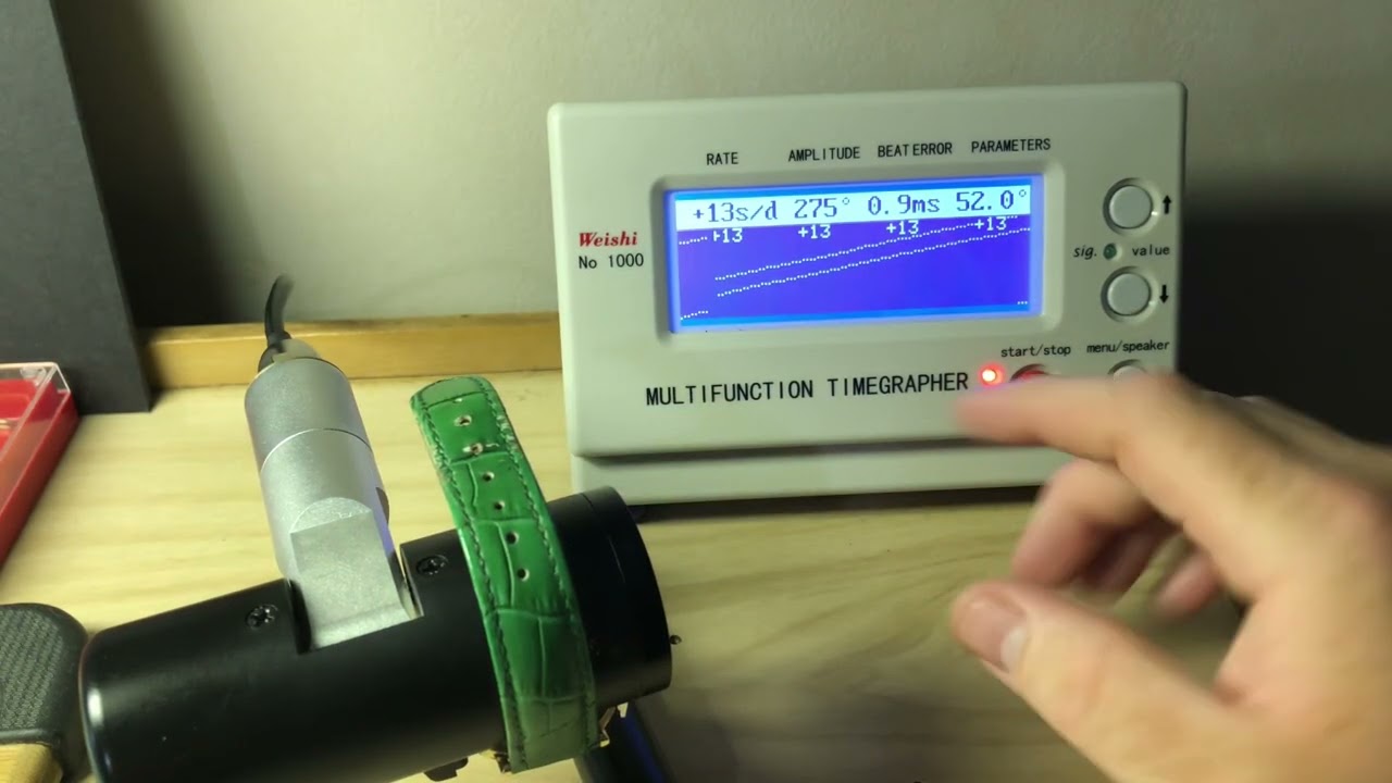 Watch beat error & hairspring relation. Vintage watch servicing